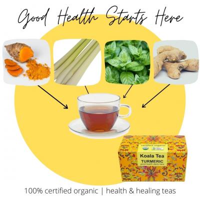 Turmeric is a powerful anti-inflammatory and anti-oxidant and it’s a great cleanser, inside and out. For those who don’t have access to the fresh root, we made this unique organic tea and combined it with ginger (another fantastic root), lemongrass and mi