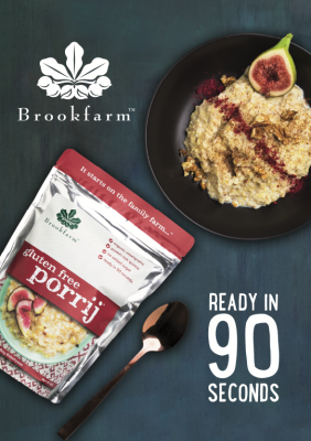 This nutritious and complex gluten free porridge is still handmade from a recipe created in the kitchen of the Brook family home. Our Gluten Free Porrij is a nutritious combination of quinoa and amaranth, organic flaxseed and wholesome brown rice flakes. 