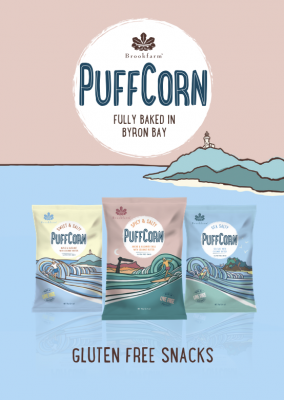 Brookfarm's PuffCorn range make the perfect everyday snack. Made from golden Australian corn, these delicious snacks are non-GMO, preservative & additive free and naturally gluten free & vegan.