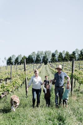 The Leith Family: Our family owned vineyard is run by the Leith Family using regenerative agricultural practices.