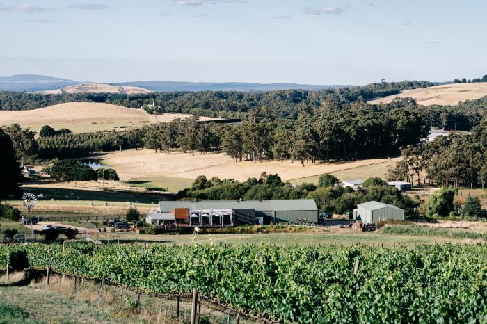 Passing Clouds Estate Vineyard: Located in the Macedon Ranges at 742m ASL in Victoria, Australia. Approximately 100kms from the Capital City of Melbourne. 